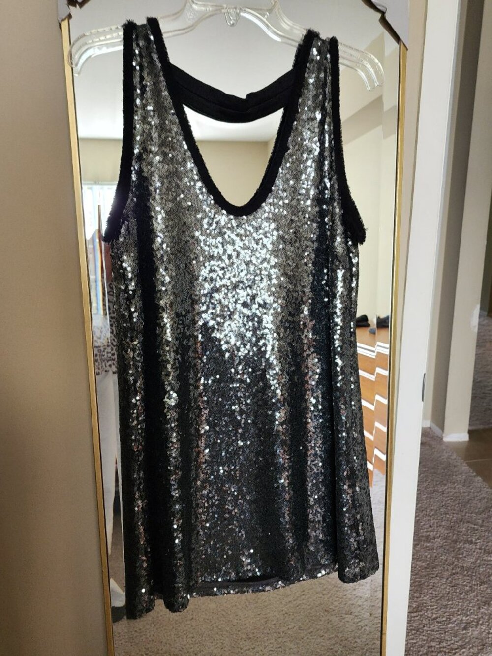 Zara Sequined Party Dress Size M